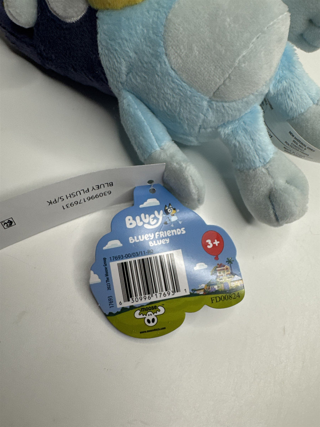 NWT Bluey Starry Eyes Plush Toy Gift Blue Dog Friends 8" Plush Stuffed Animal