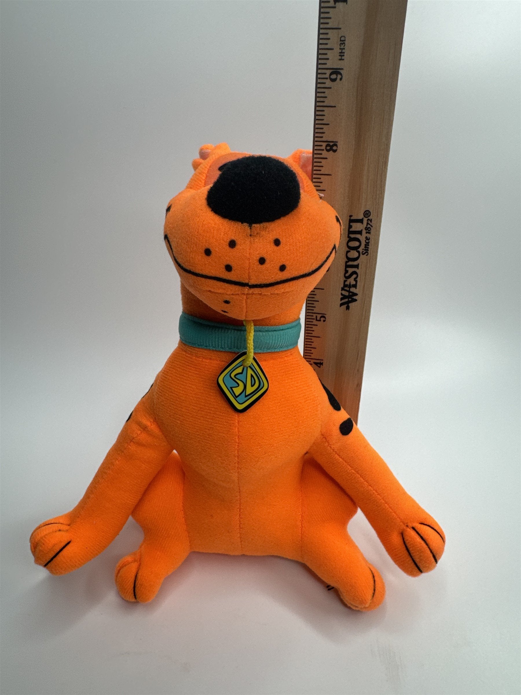 NWOT Toy Factory Scooby Doo Plush Neon Orange Stuffed Animal Plush Toy Approx 8"