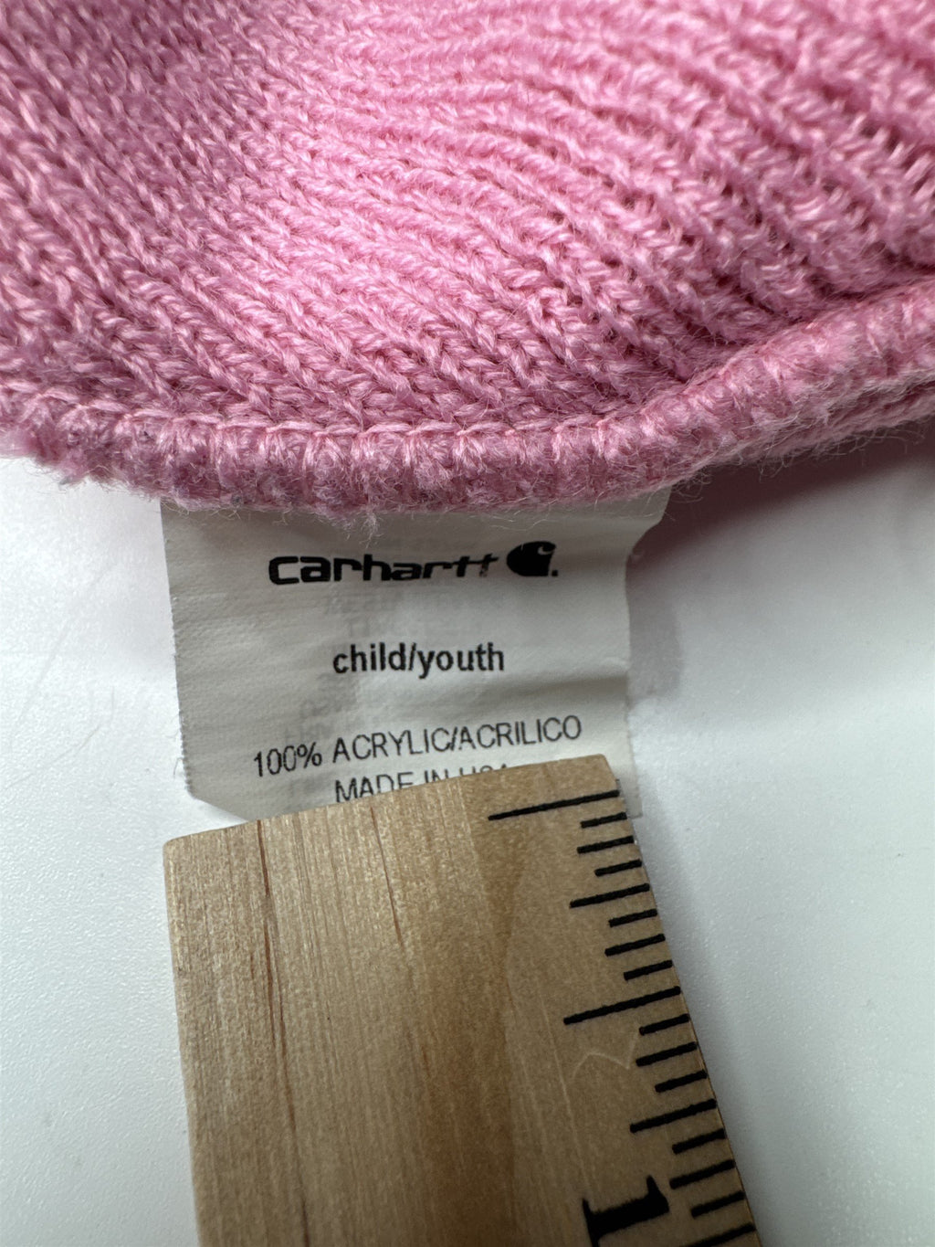 Carhartt Pink Childrens One Size Beanie Hat /w Logo