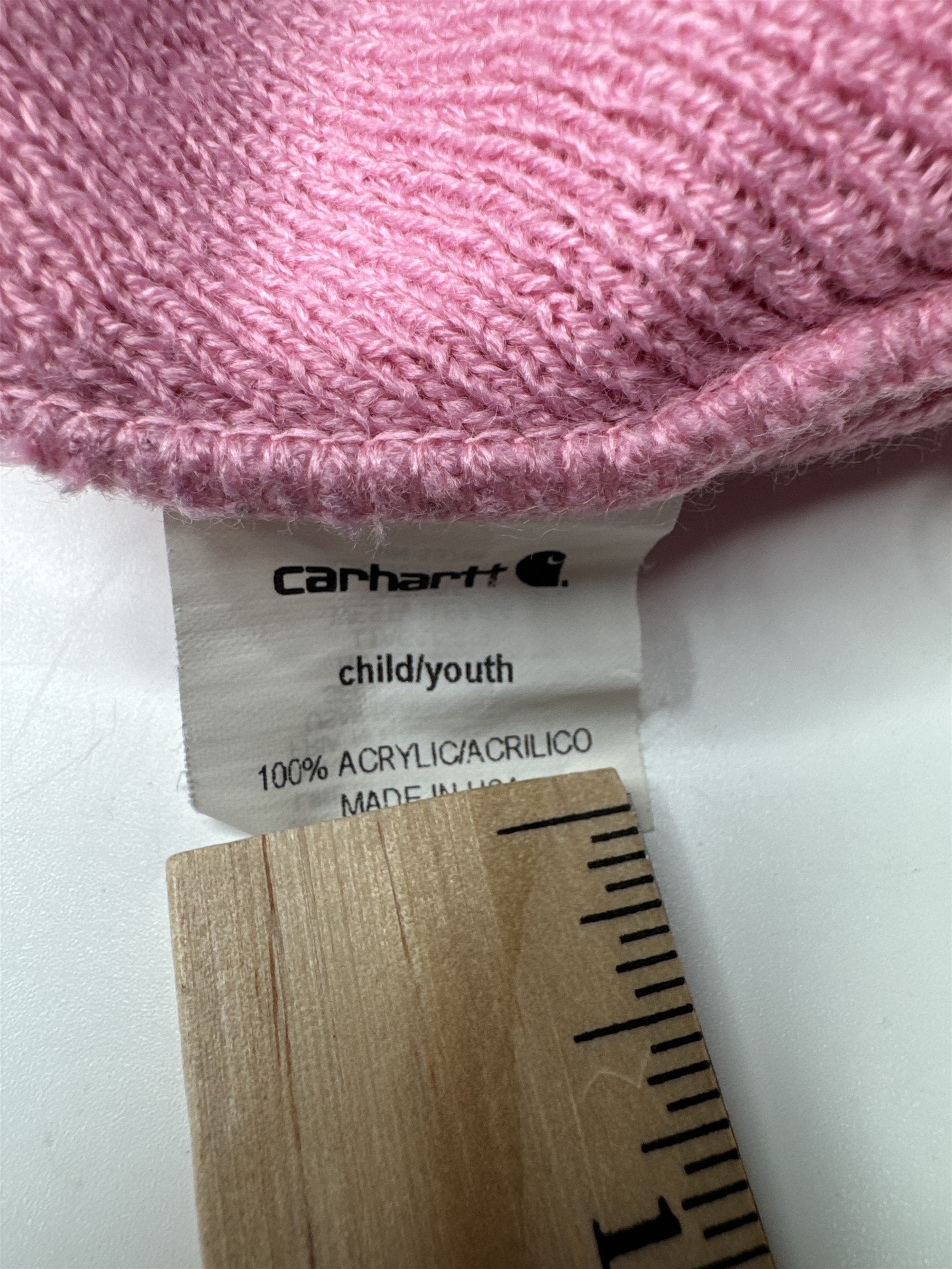 Carhartt Pink Childrens One Size Beanie Hat /w Logo