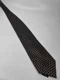 Mens Roffe Accessories 100% Silk Neck Tie Letter H Repeating Pattern Geometric