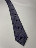 Stafford Tailored Culture Purple Paisley Pattern Mens Neck Tie