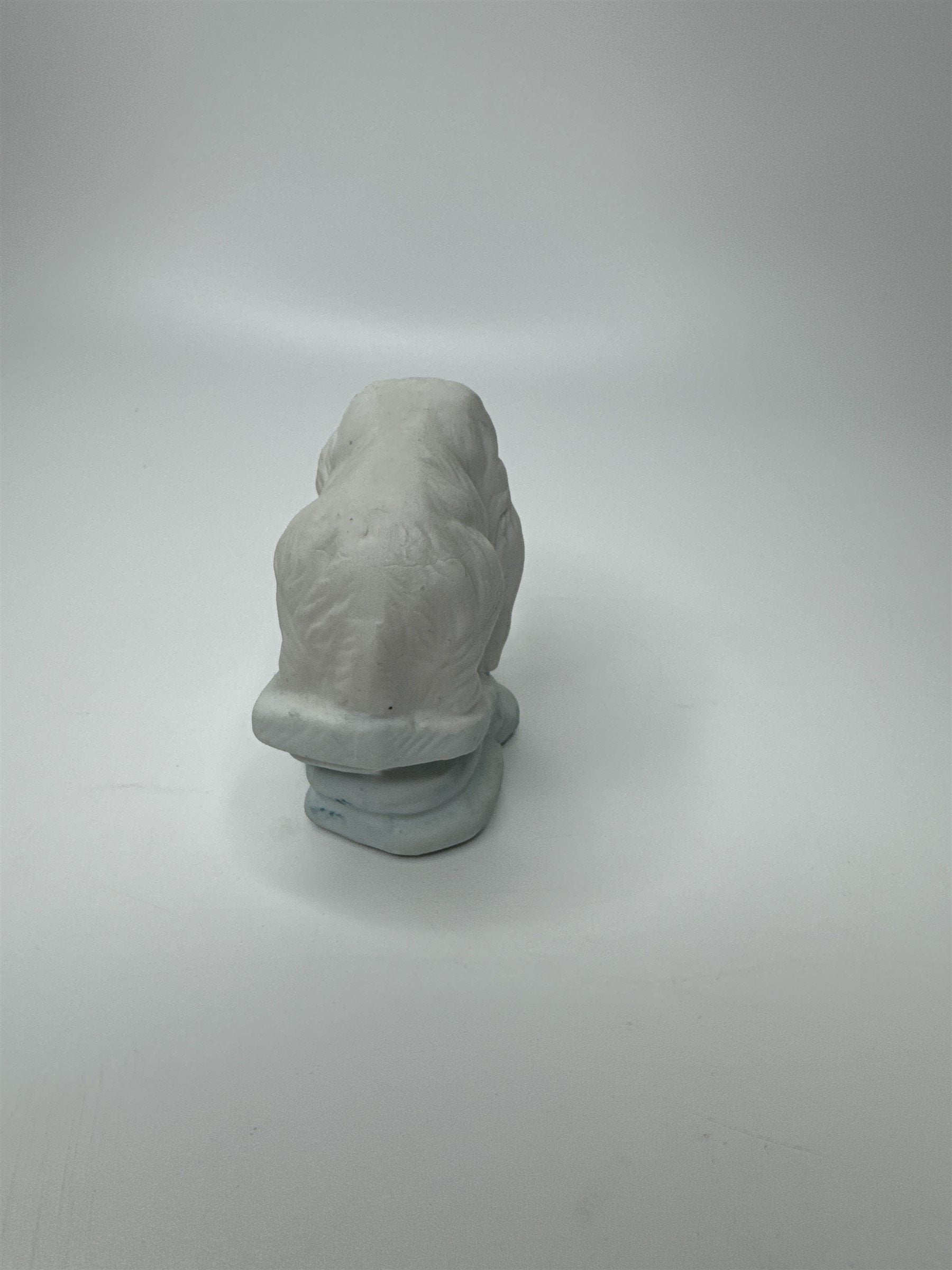 Vintage Polar Bear on Ice Iceberg Snow Scape Miniature 2-1/2" Ceramic Figurine
