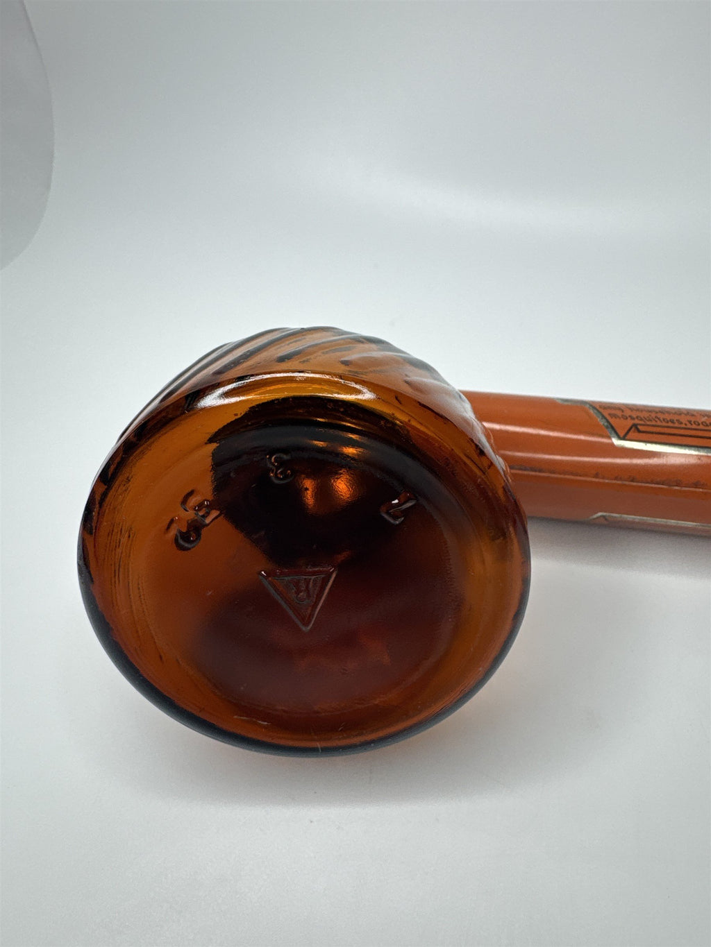 Vintage Spra-Well Standard Container Montclair 1950s Garden Sprayer Amber Glass