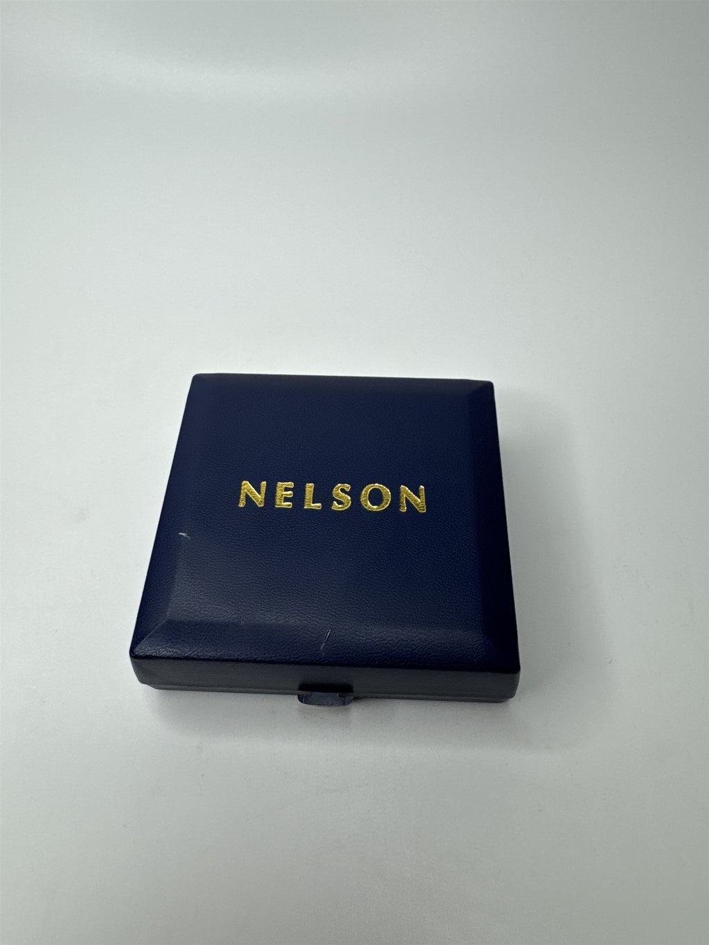 Vintage Nelson Necklace LCD Quartz Pendant Digital Watch Gold Tone Chain /w Box