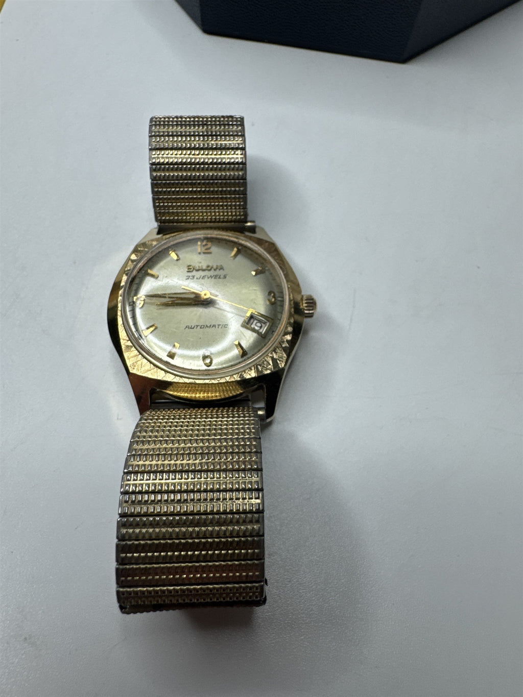 VTG Bulova M9 Mens Watch 23 Jewels Rolled Gold Automatic Mechanical