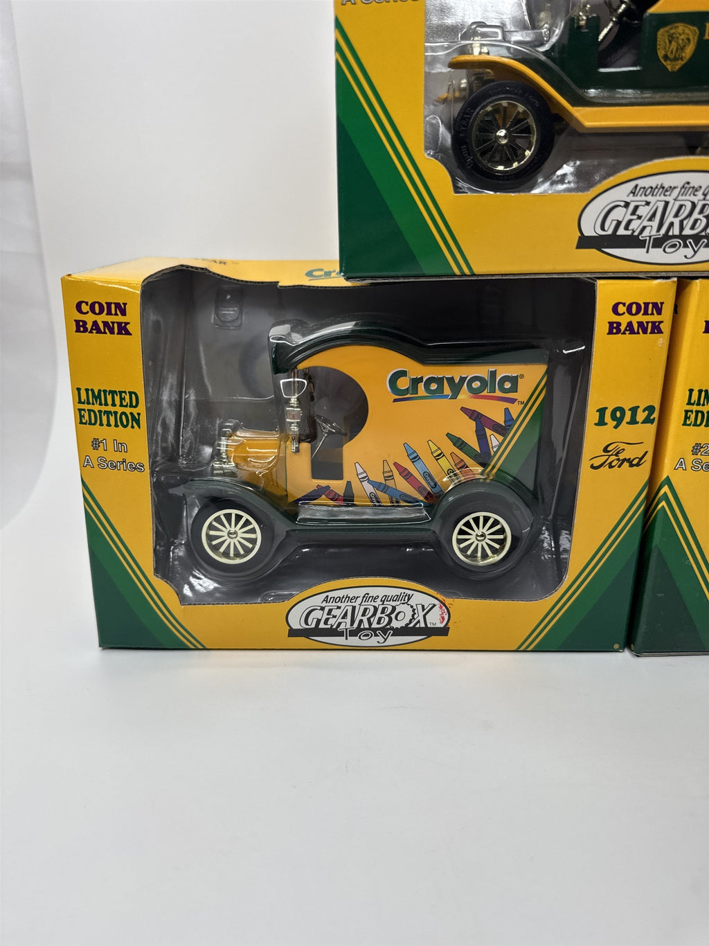 Gearbox Crayola 1912 Ford Bank #1 #2 #3 Complete Limited Edition Set of 3 NIB