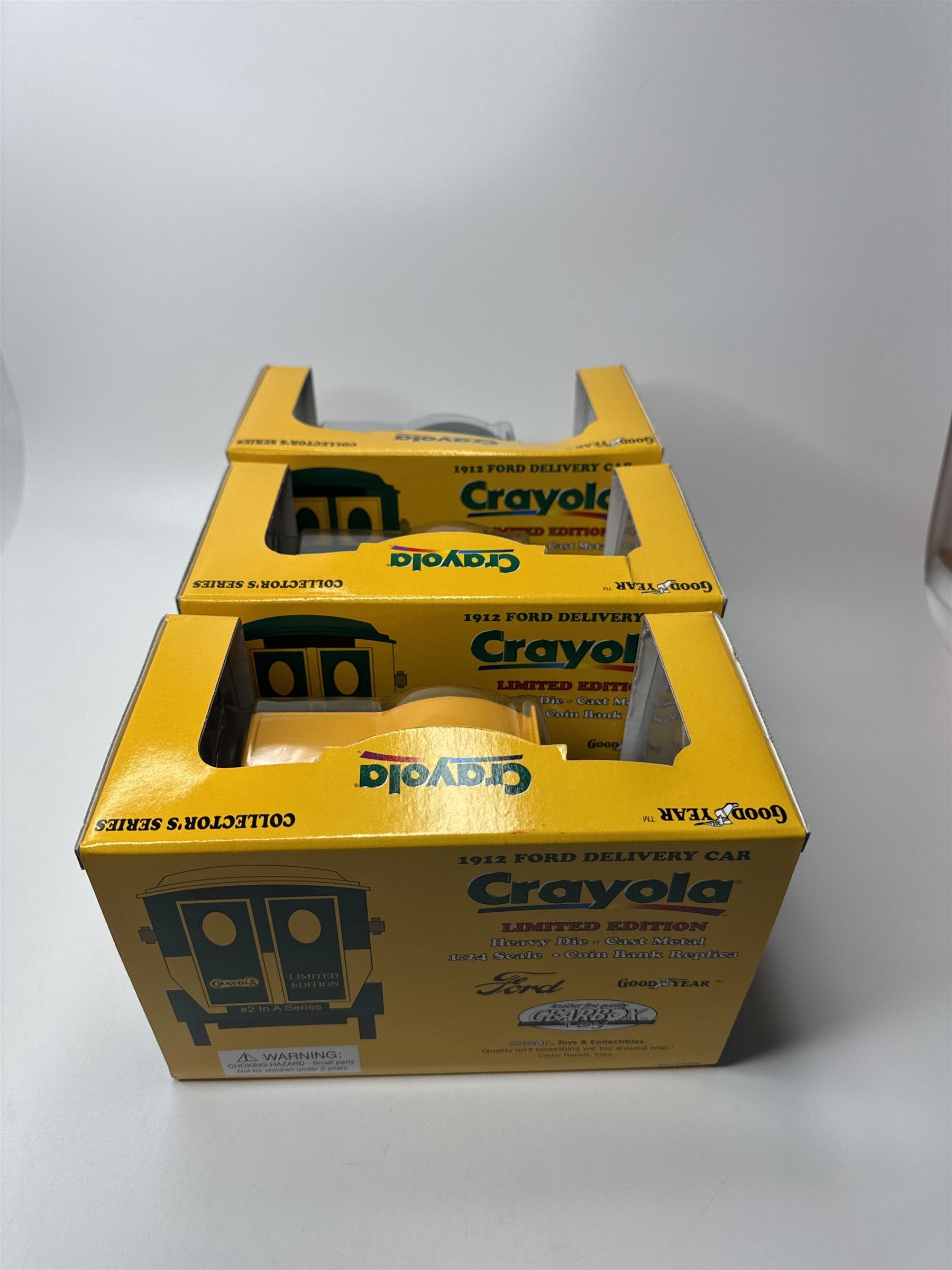 Gearbox Crayola 1912 Ford Bank #1 #2 #3 Complete Limited Edition Set of 3 NIB