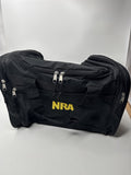 Black With Yellow Logo NRA Duffle Bag Ammo Bag /w Strap and Handle