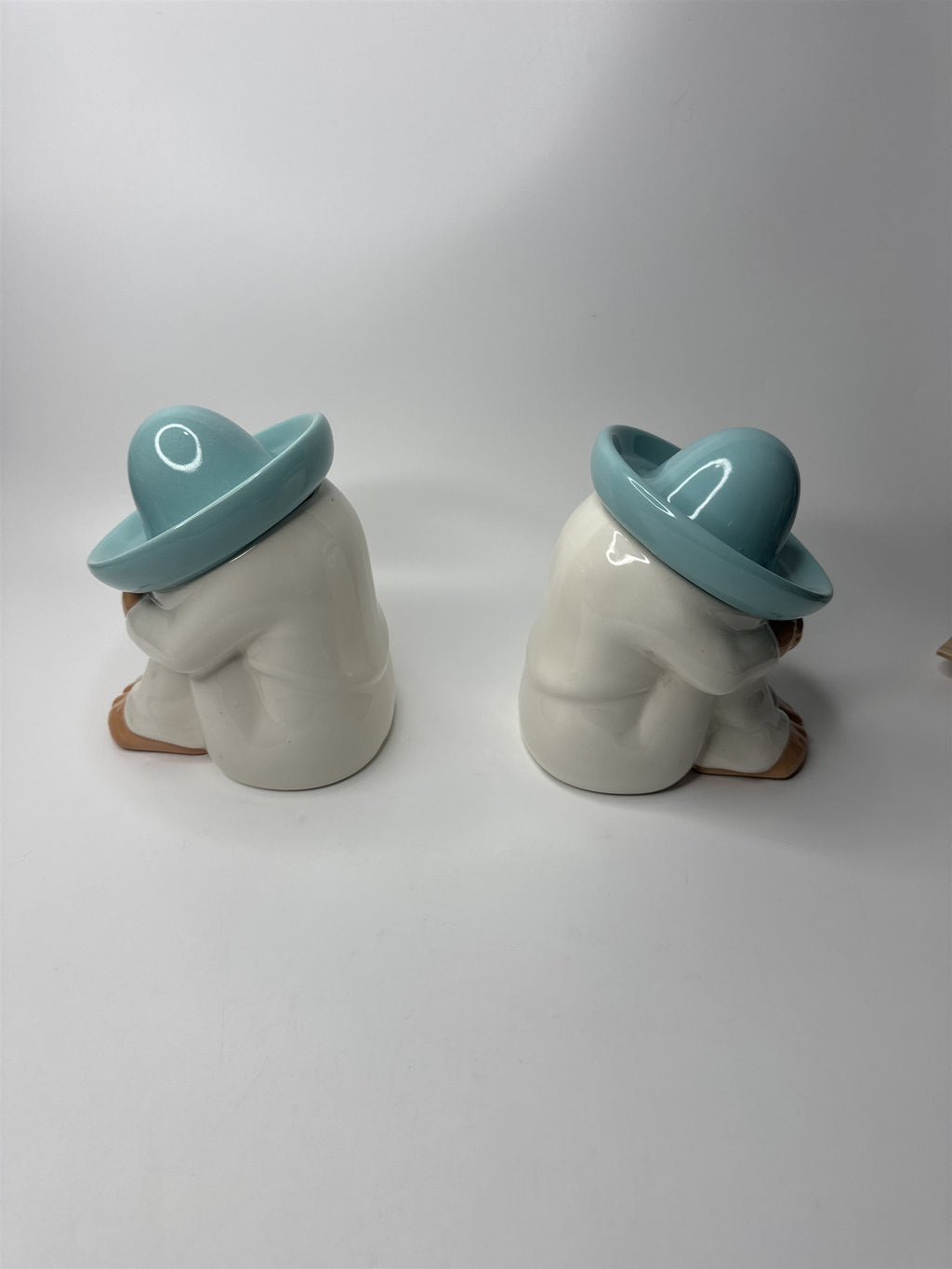 Set of 2 Vintage Homco Home Interiors Accents Bookends Pepe Pedro Mexican Figure