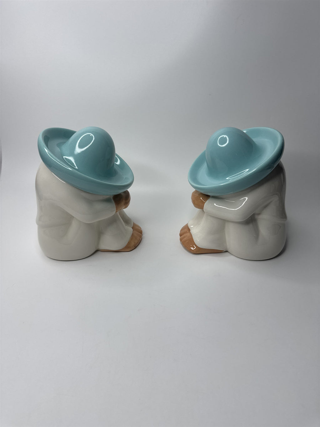 Set of 2 Vintage Homco Home Interiors Accents Bookends Pepe Pedro Mexican Figure