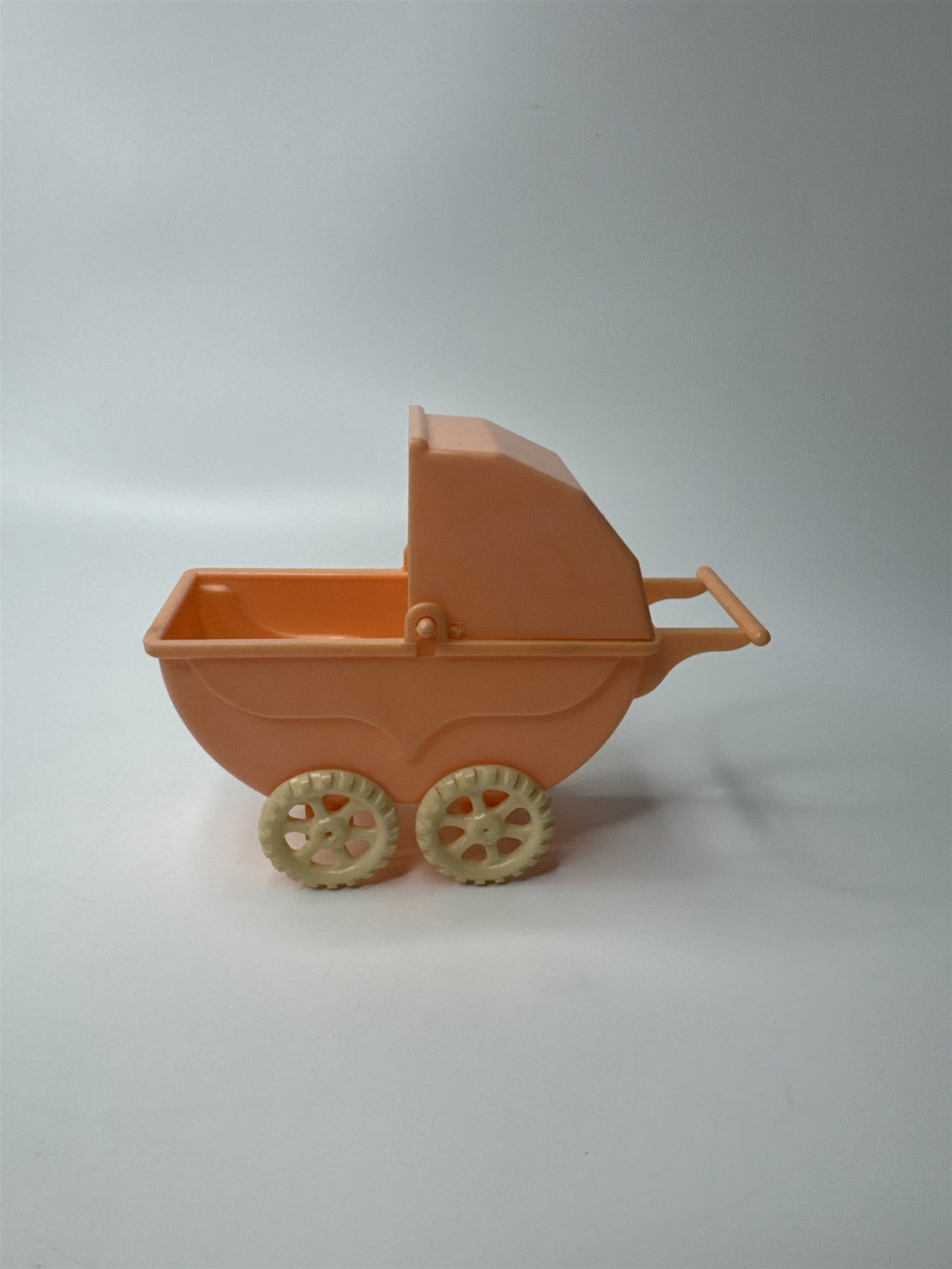 Vintage Doll House Renewal Baby Carriage Plastic 1950s 60s Pink USA DB Wannatoy