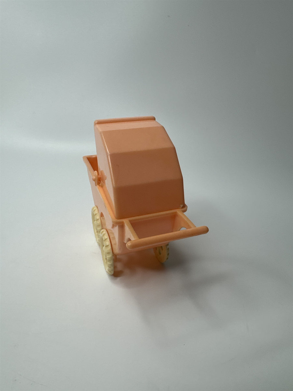 Vintage Doll House Renewal Baby Carriage Plastic 1950s 60s Pink USA DB Wannatoy