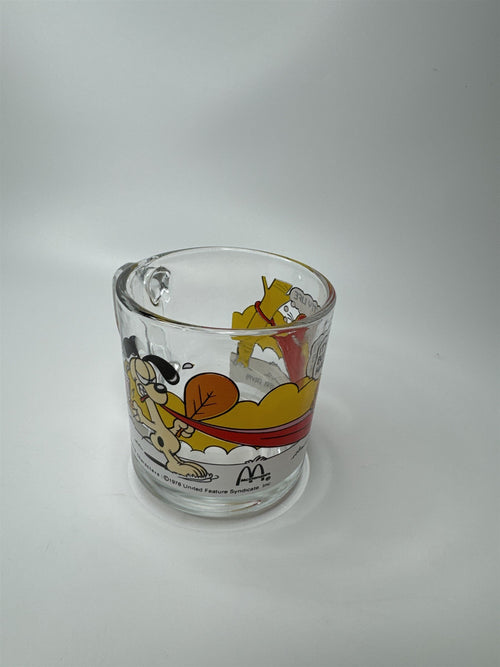 Garfield McDonald's Glass Mug "It's not a pretty life but somebody has to live"