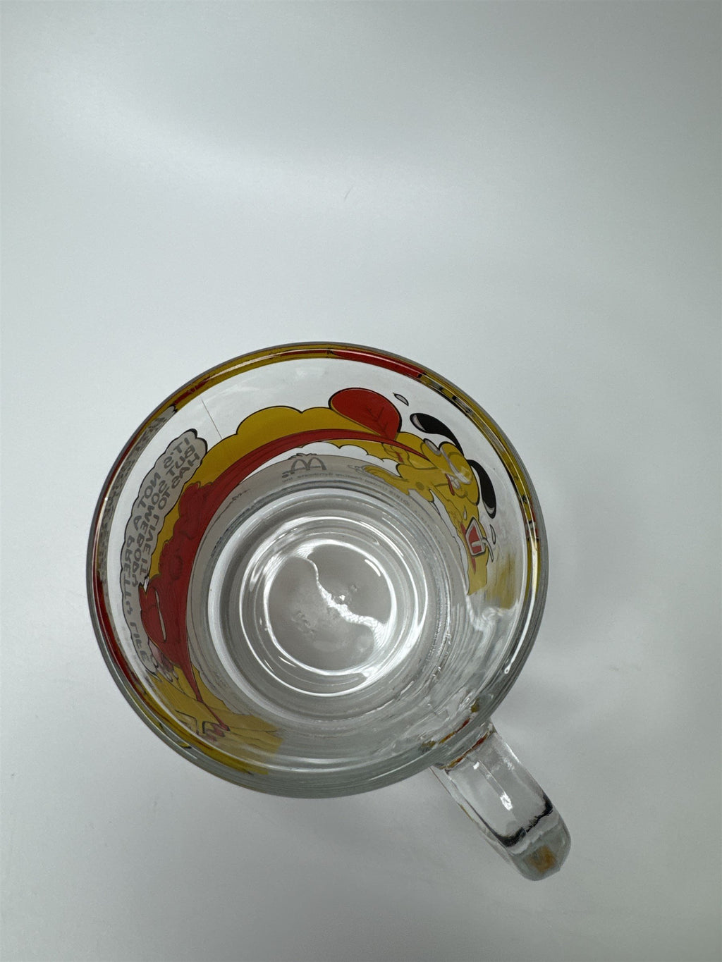 Garfield McDonald's Glass Mug "It's not a pretty life but somebody has to live"