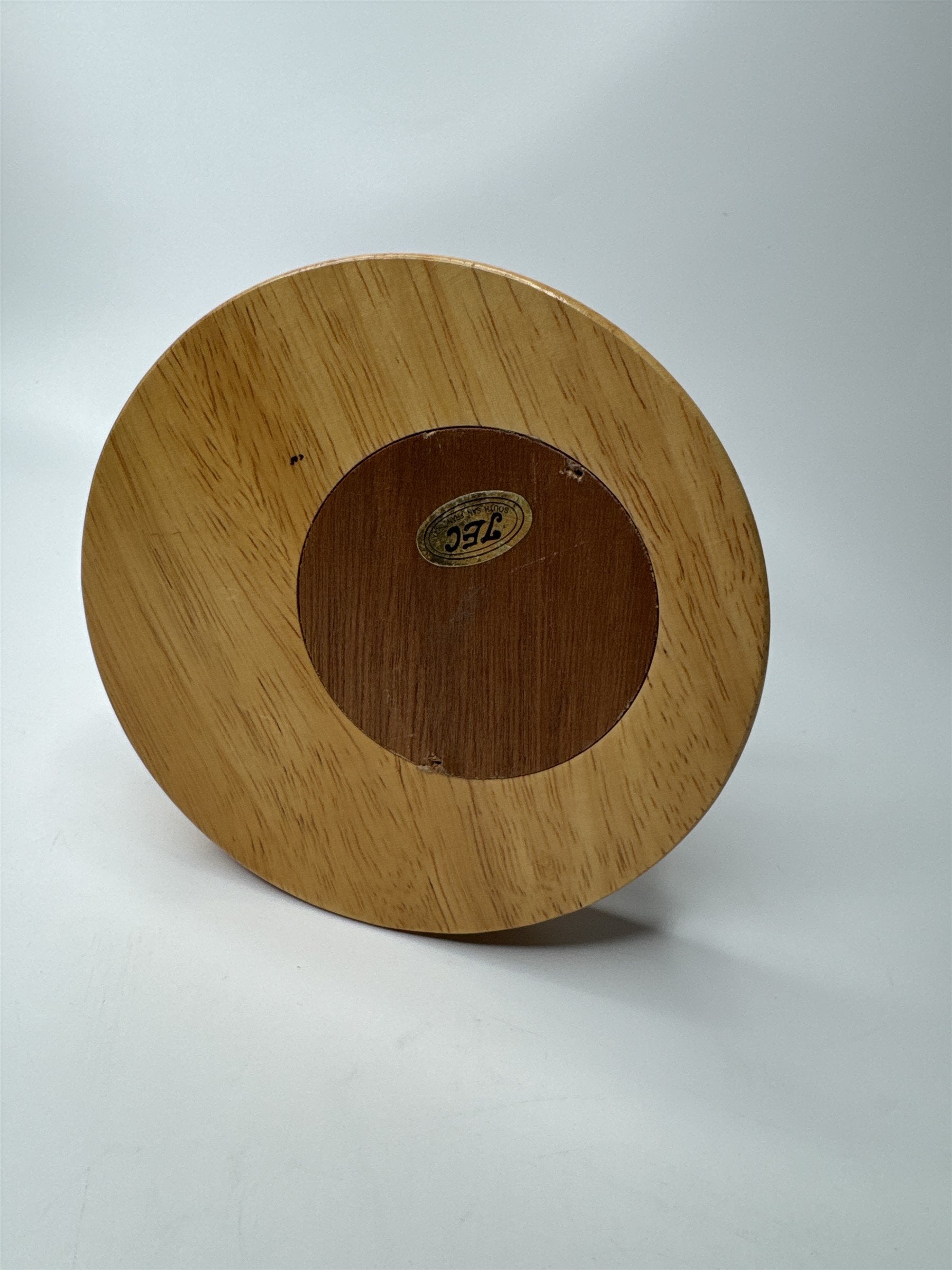 VTG San Francisco Cable Trolley Car Wooden Winding Turntable Music Box Streetcar