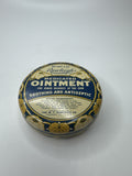 Vintage Rawleigh's Medicated Ointment Empty Tin 5oz Metal Container Memorabilia