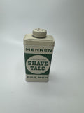 Vintage Mennen Shave Talc for Men Neutral Tint 4oz Tin USA *SEEMS FULL*