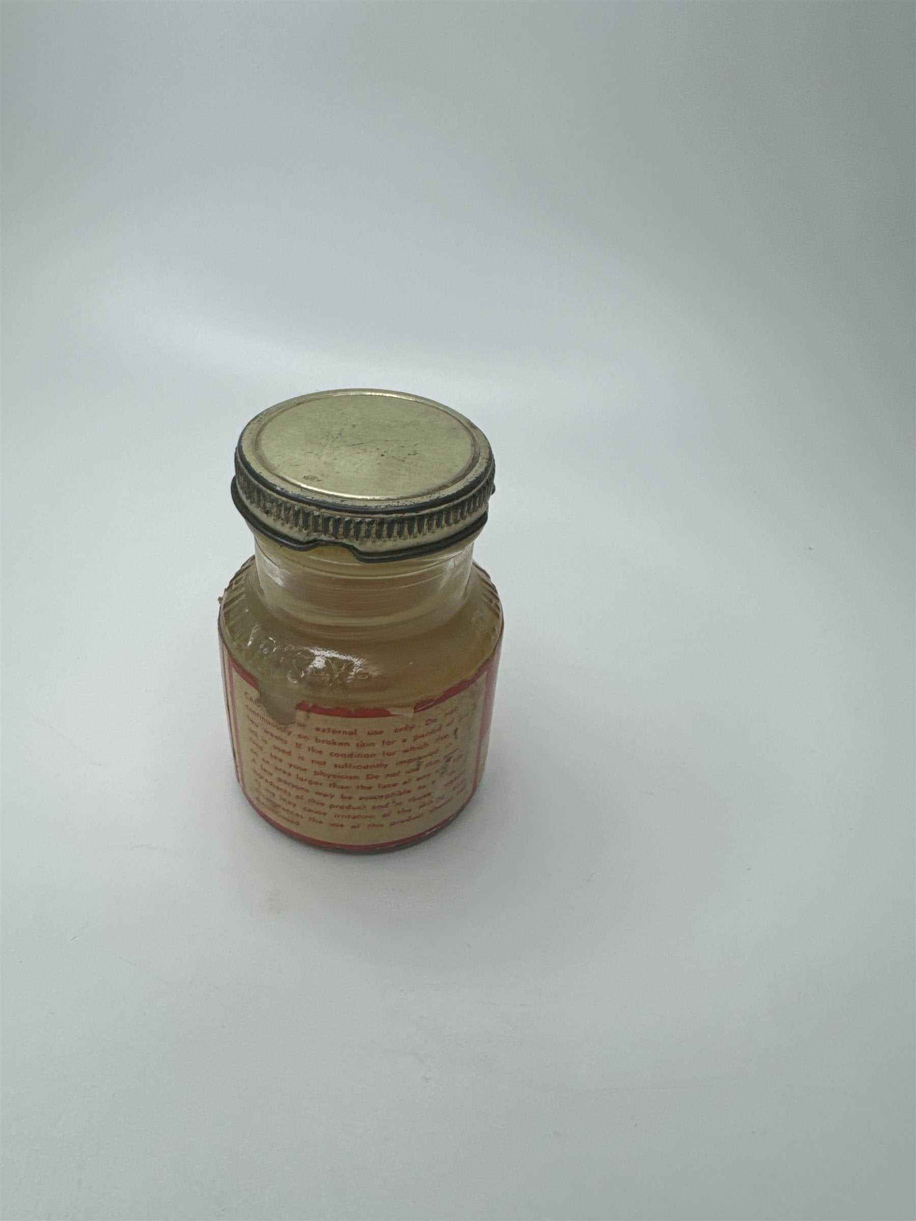T. Hill NJ Mansfield's Capillaris-X Bell-Mack Laboratories Skincare Empty Jar