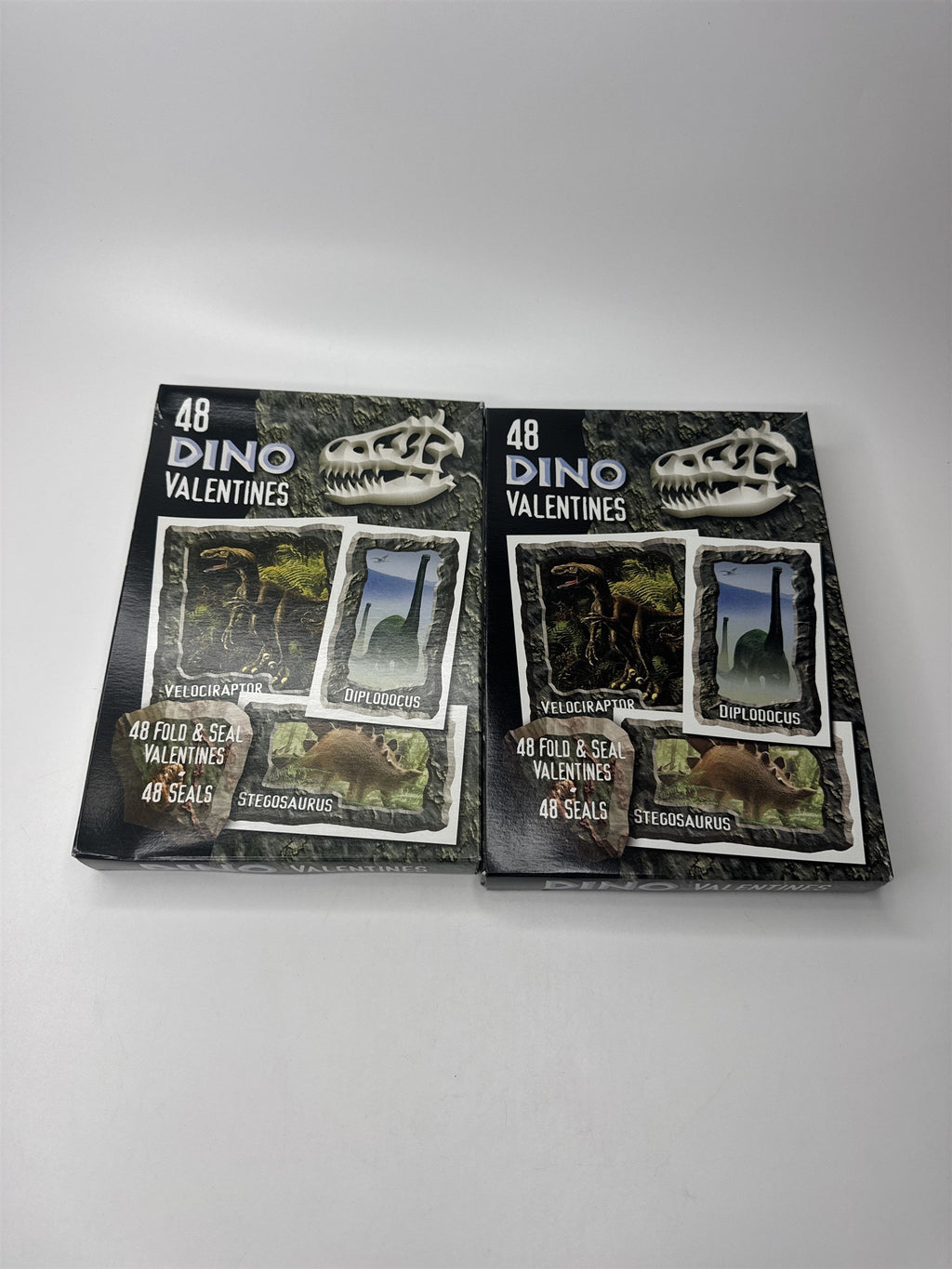 2 Boxes of DINO Valentines Day Cards 48ct Per Box Dino-Mite Designs Scranton PA