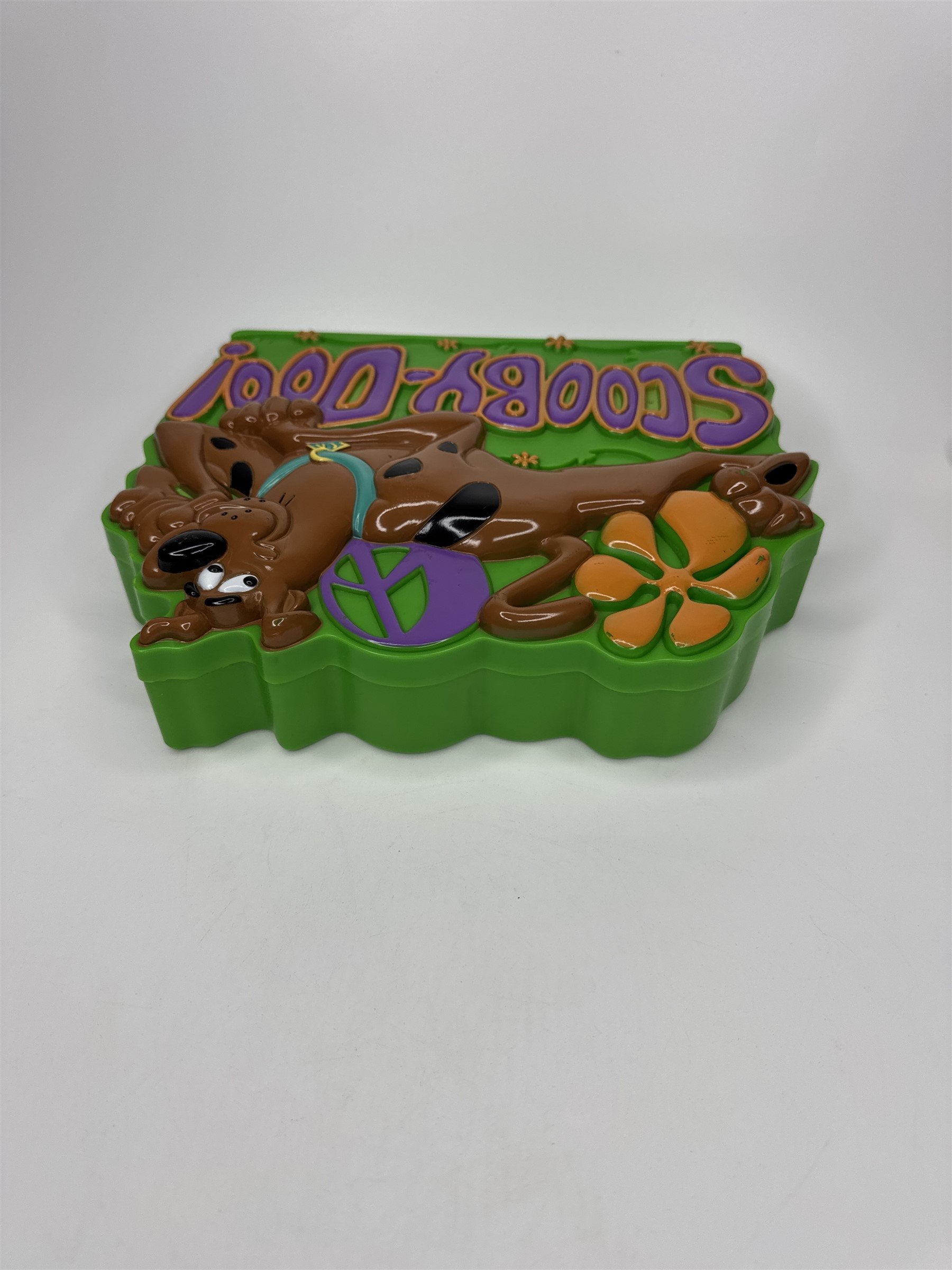 Flying Colors Green Scooby-Doo Storage Box Coloring Box *BROKEN LATCH*