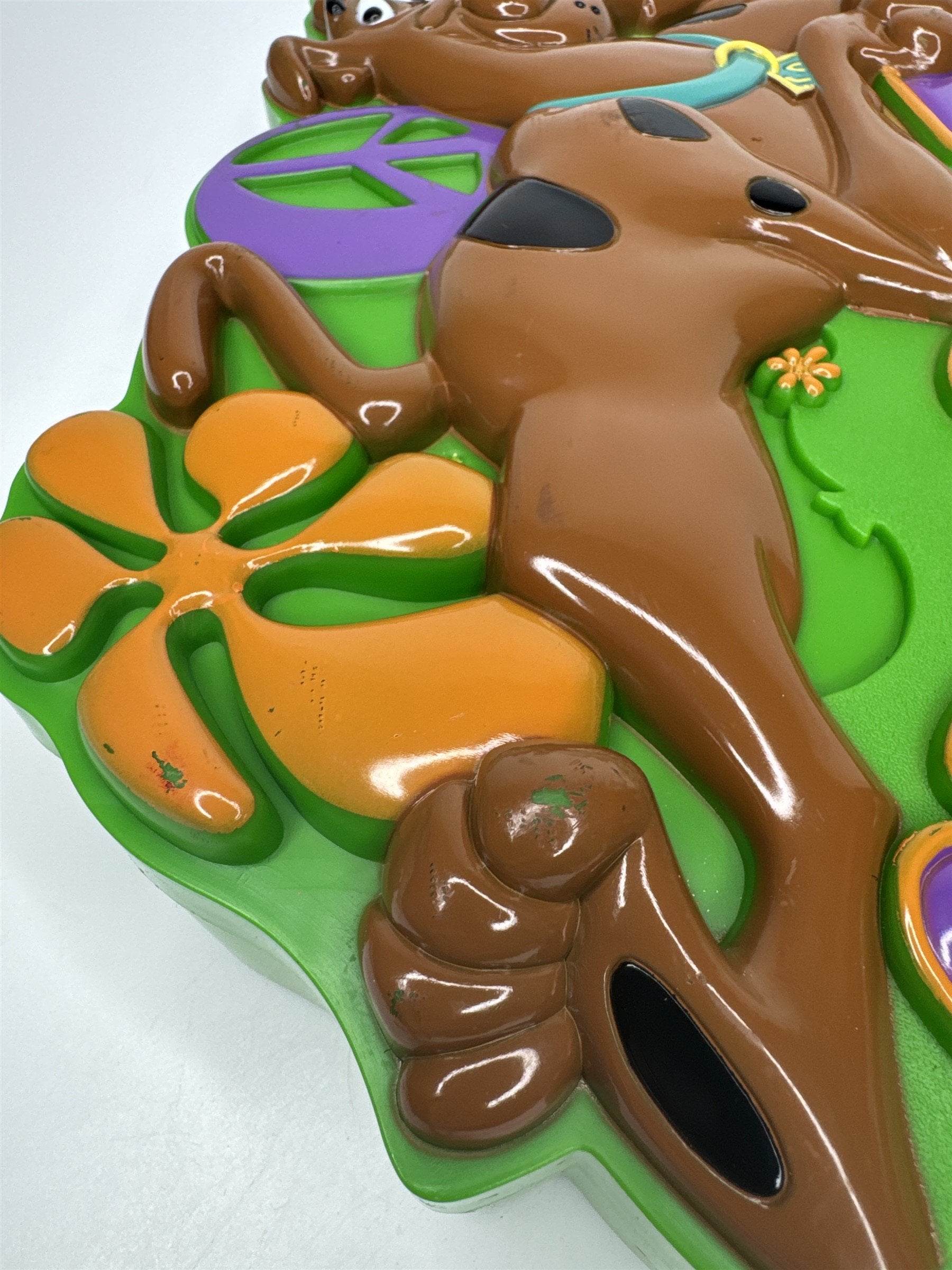 Flying Colors Green Scooby-Doo Storage Box Coloring Box *BROKEN LATCH*