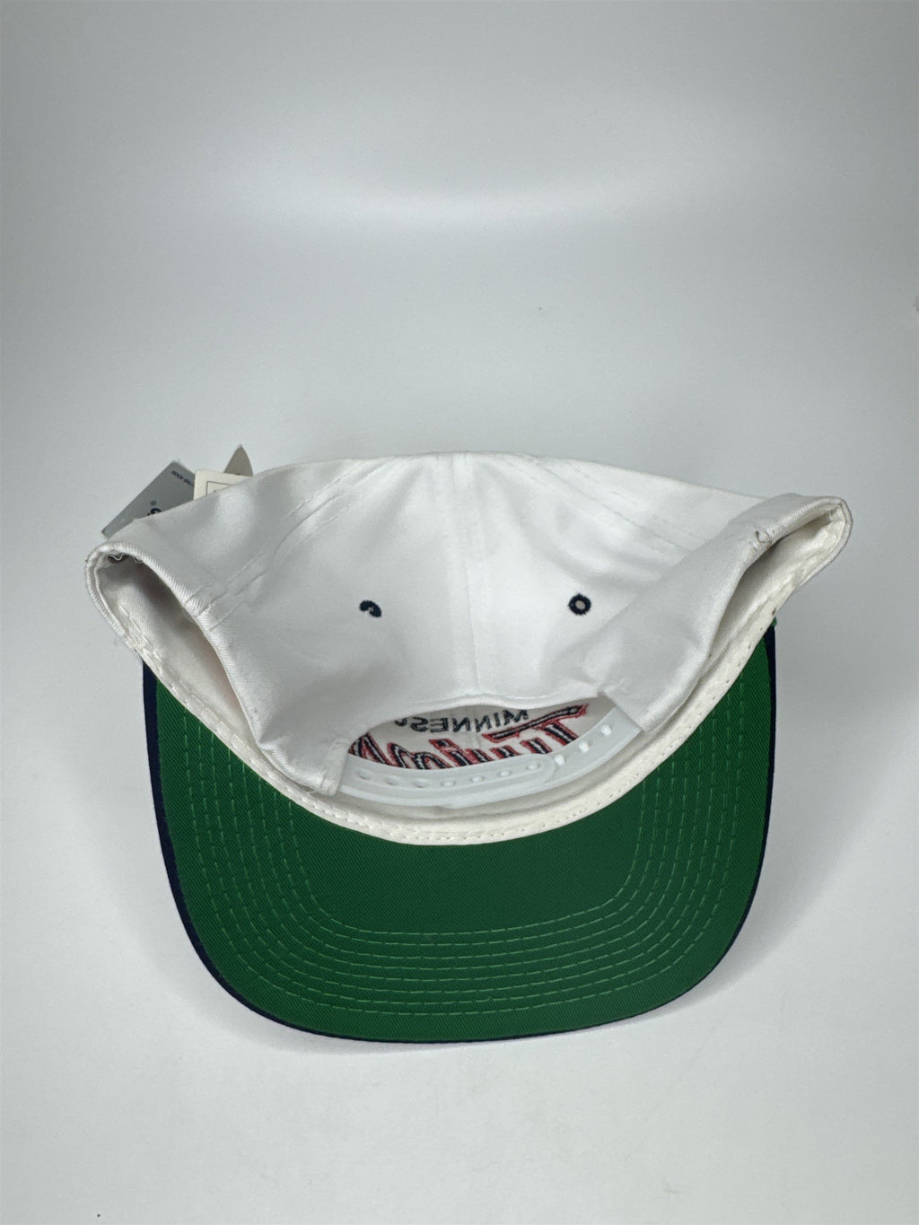 VTG 90s Minnesota Twins Snapback Sports Specialties White Logo Hat