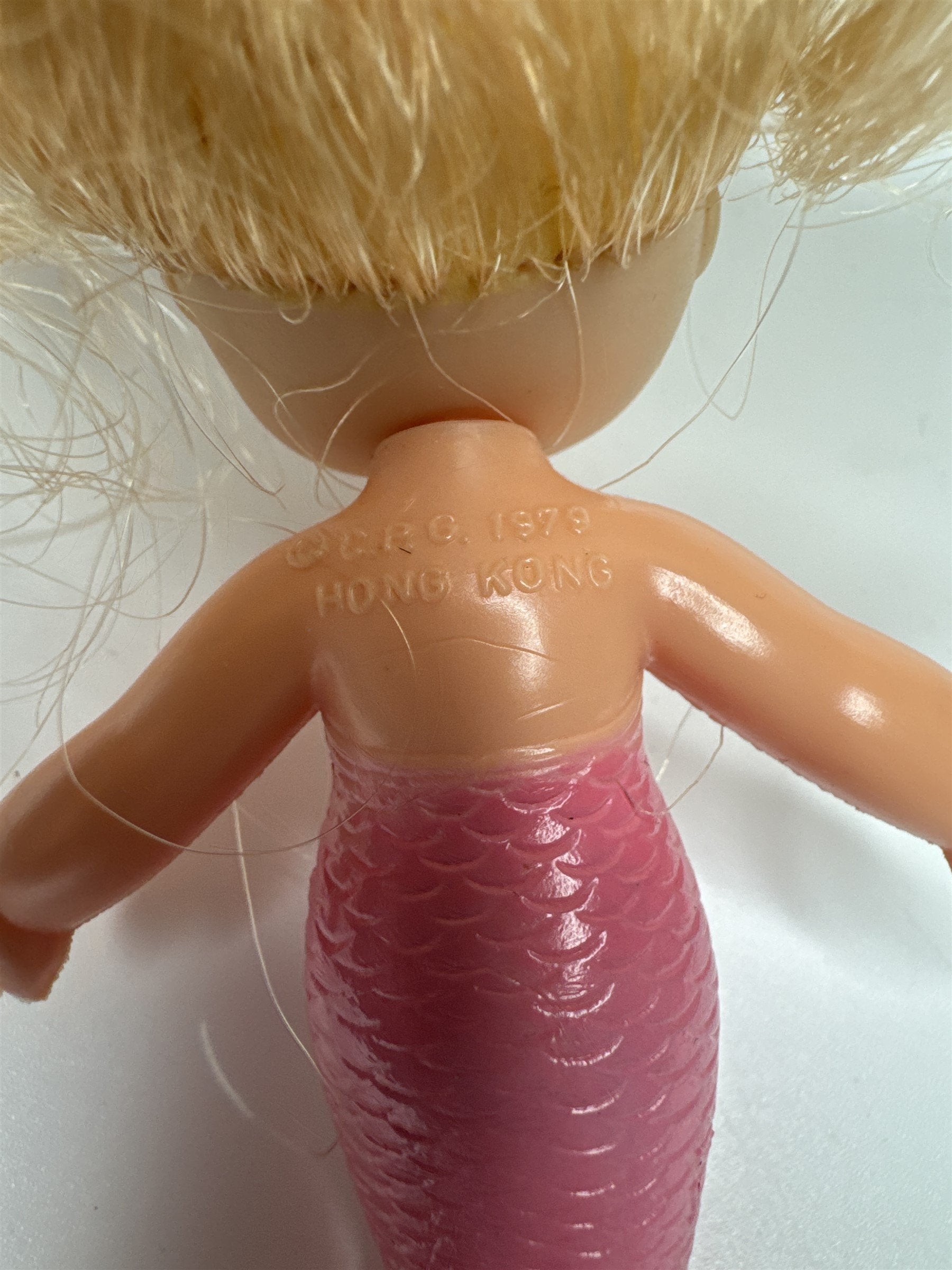 Vintage CPG 1979 Hong Kong Sea Wees SANDY Mermaid Doll Figure Toy