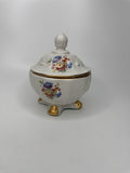 Vintage House of Fuller Genuine Porcelain Sugar Bowl Trinket Dish Made in USA