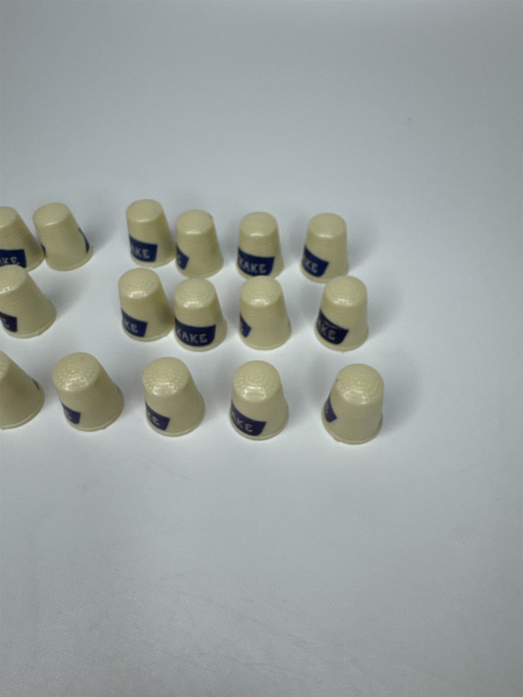 Lot of 18 Vintage Tastykake Sewing Thimbles Made in USA Advertising Promo