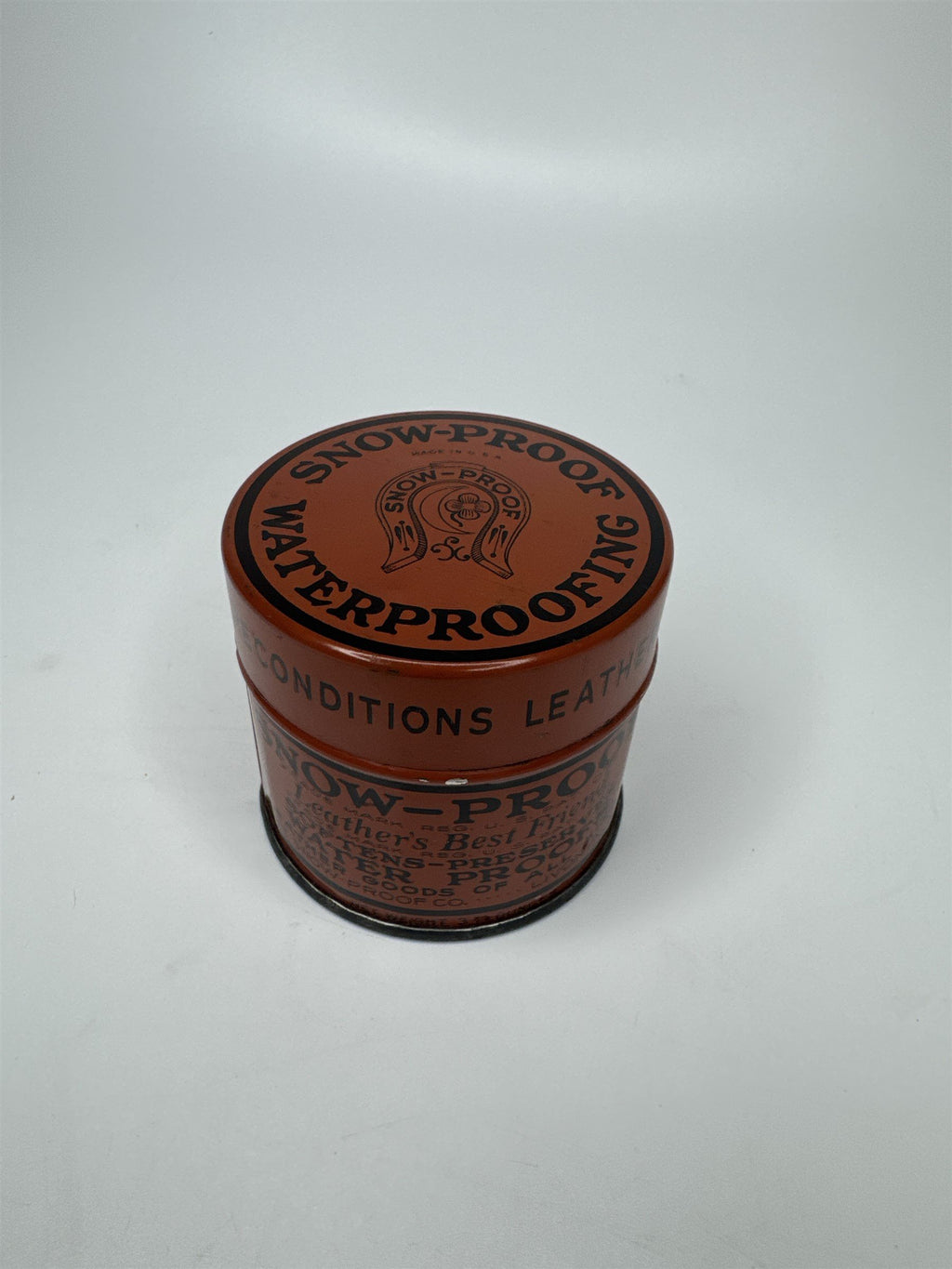 Vintage SNOW-PROOF Waterproofing for Leather (Has Some Left!!)