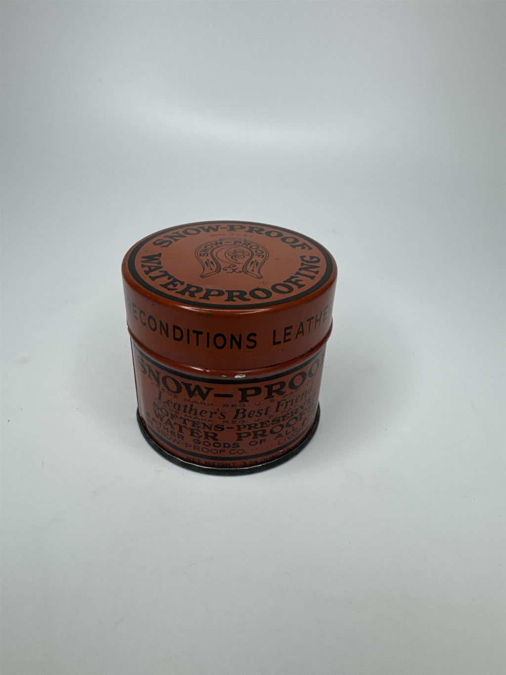 Vintage SNOW-PROOF Waterproofing for Leather (Has Some Left!!)