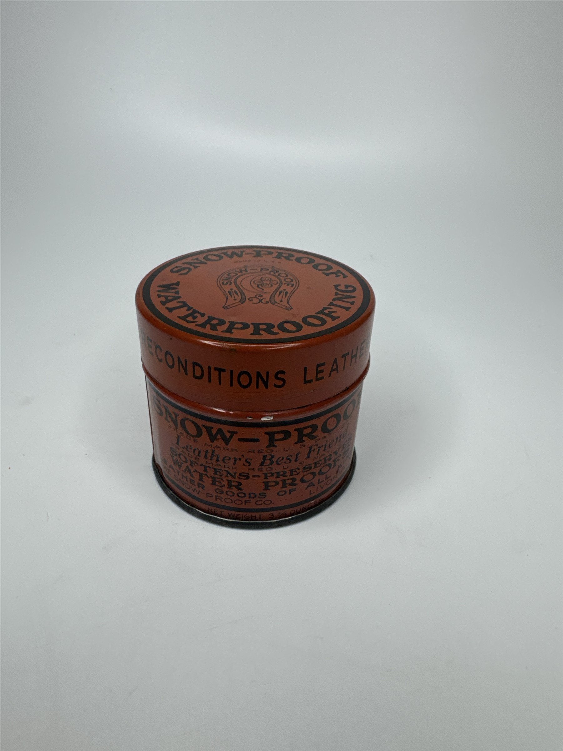 Vintage SNOW-PROOF Waterproofing for Leather (Has Some Left!!)