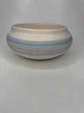 Vintage Native American Southwestern Shallow Pottery Hand Painted LJ Signed