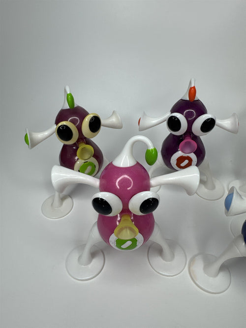 2006 McDonalds Zizzle Toys Lot of 5 iZ Robot Action Figure Toys