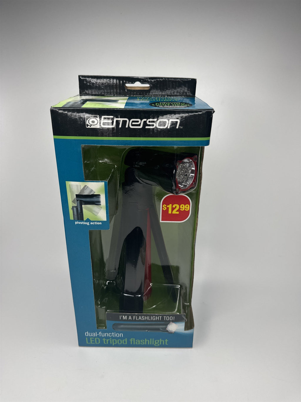 Emerson Dual Function LED Tripod and Handheld Flashlight 2-in-1 Tool Fathers Day