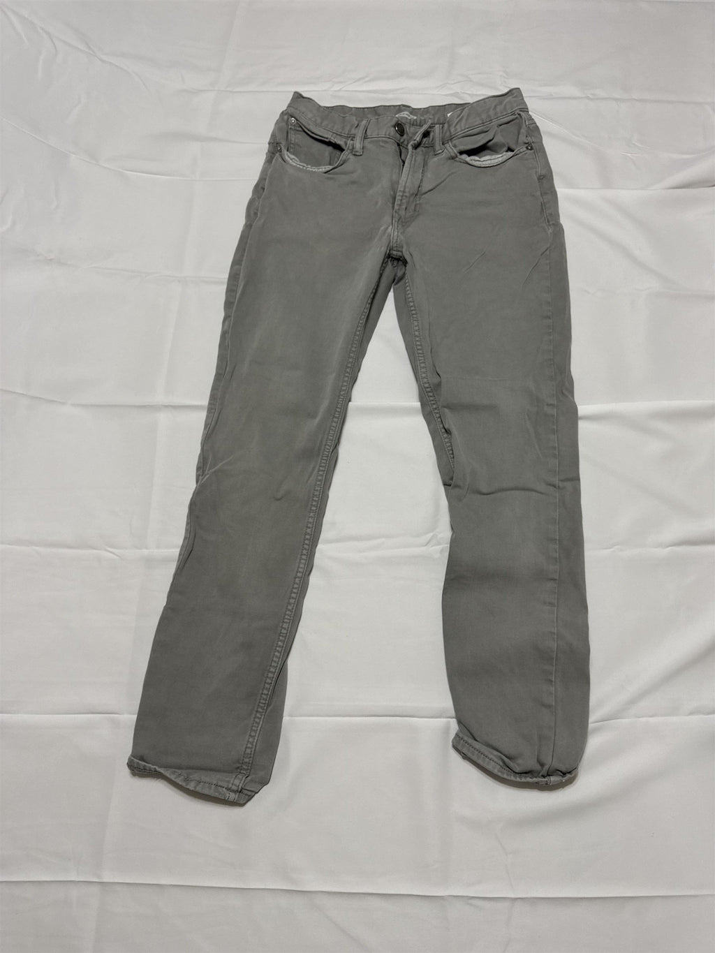 Mens Old Navy Slim Built-In Flex Gray Casual Pants 29x30