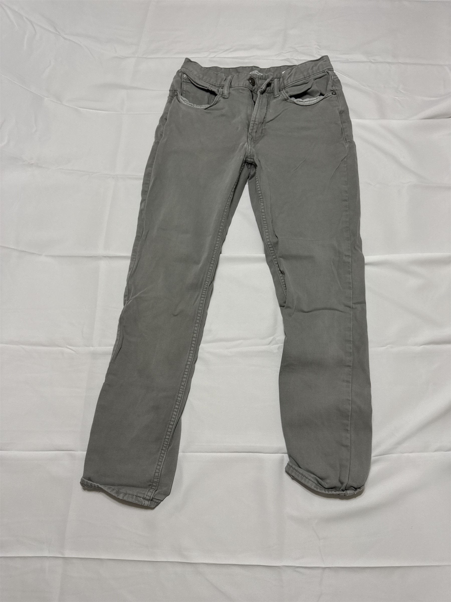 Mens Old Navy Slim Built-In Flex Gray Casual Pants 29x30