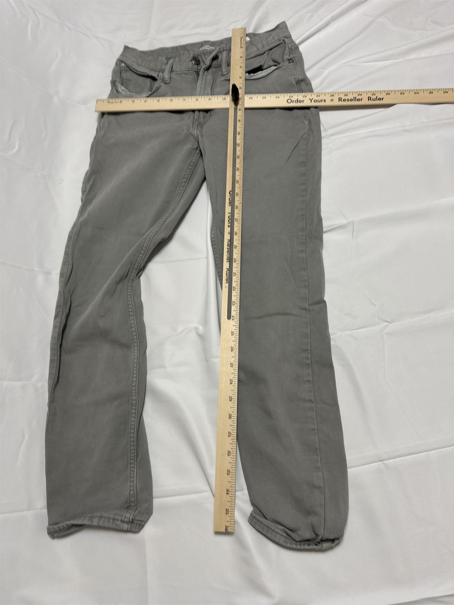 Mens Old Navy Slim Built-In Flex Gray Casual Pants 29x30