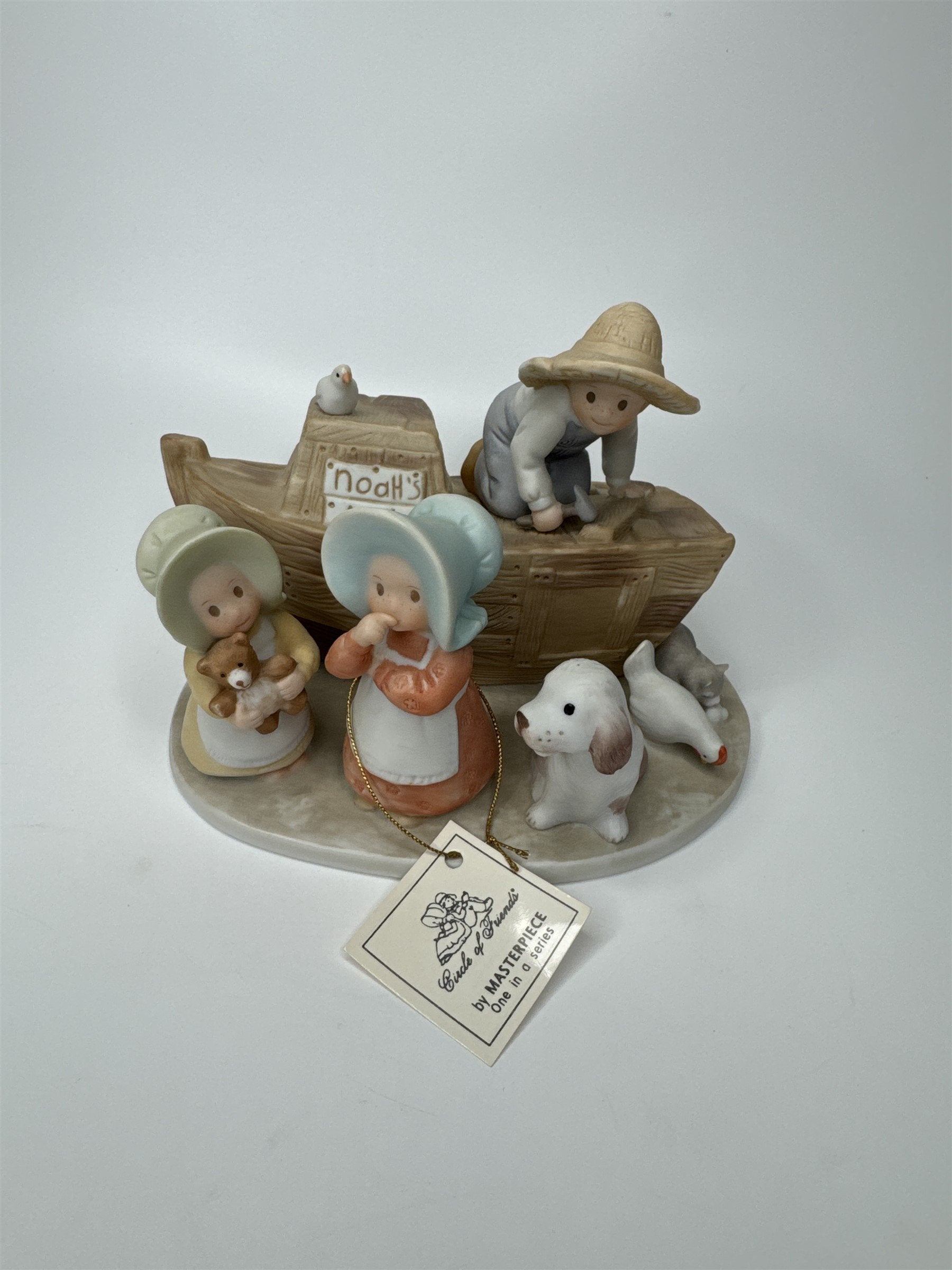 Vintage 1995 HOMCO Circle of Friends Masterpiece Noah's Ark Hebrews 11:7