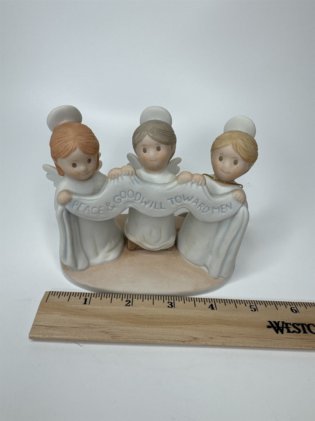 Vintage 1995 HOMCO Circle of Friends Masterpiece Angels on High! Luke 2:14
