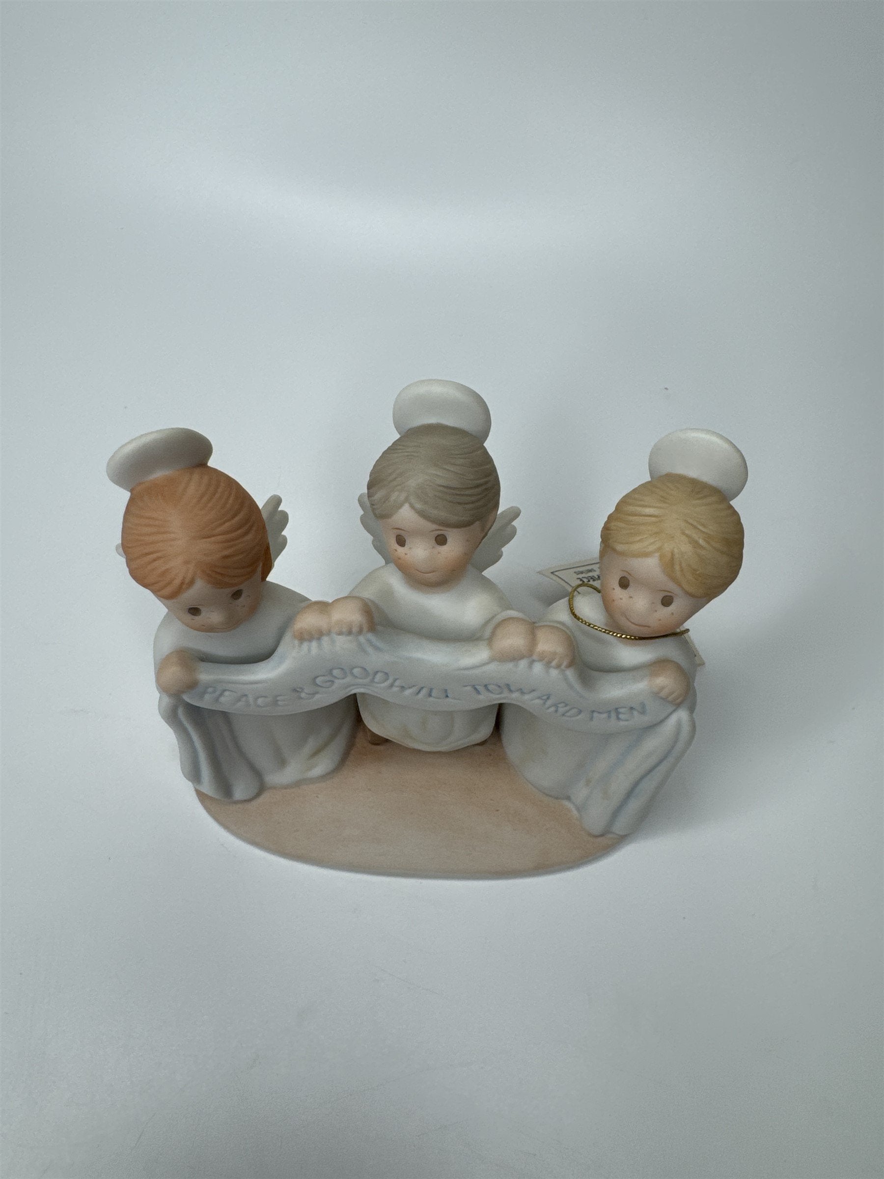 Vintage 1995 HOMCO Circle of Friends Masterpiece Angels on High! Luke 2:14