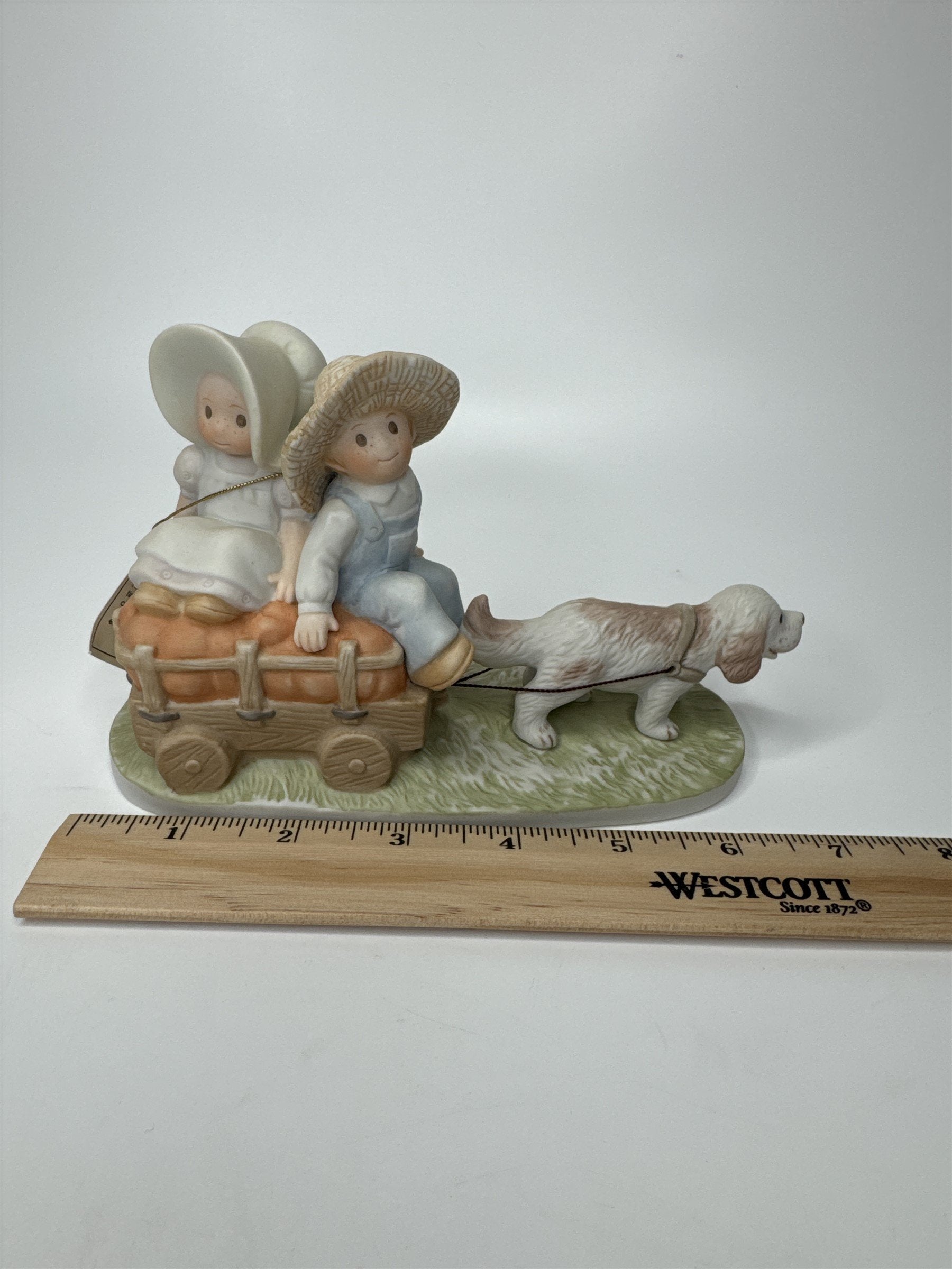 Vintage 1993 HOMCO Circle of Friends Masterpiece Fall's Bounty Psalms 126:3