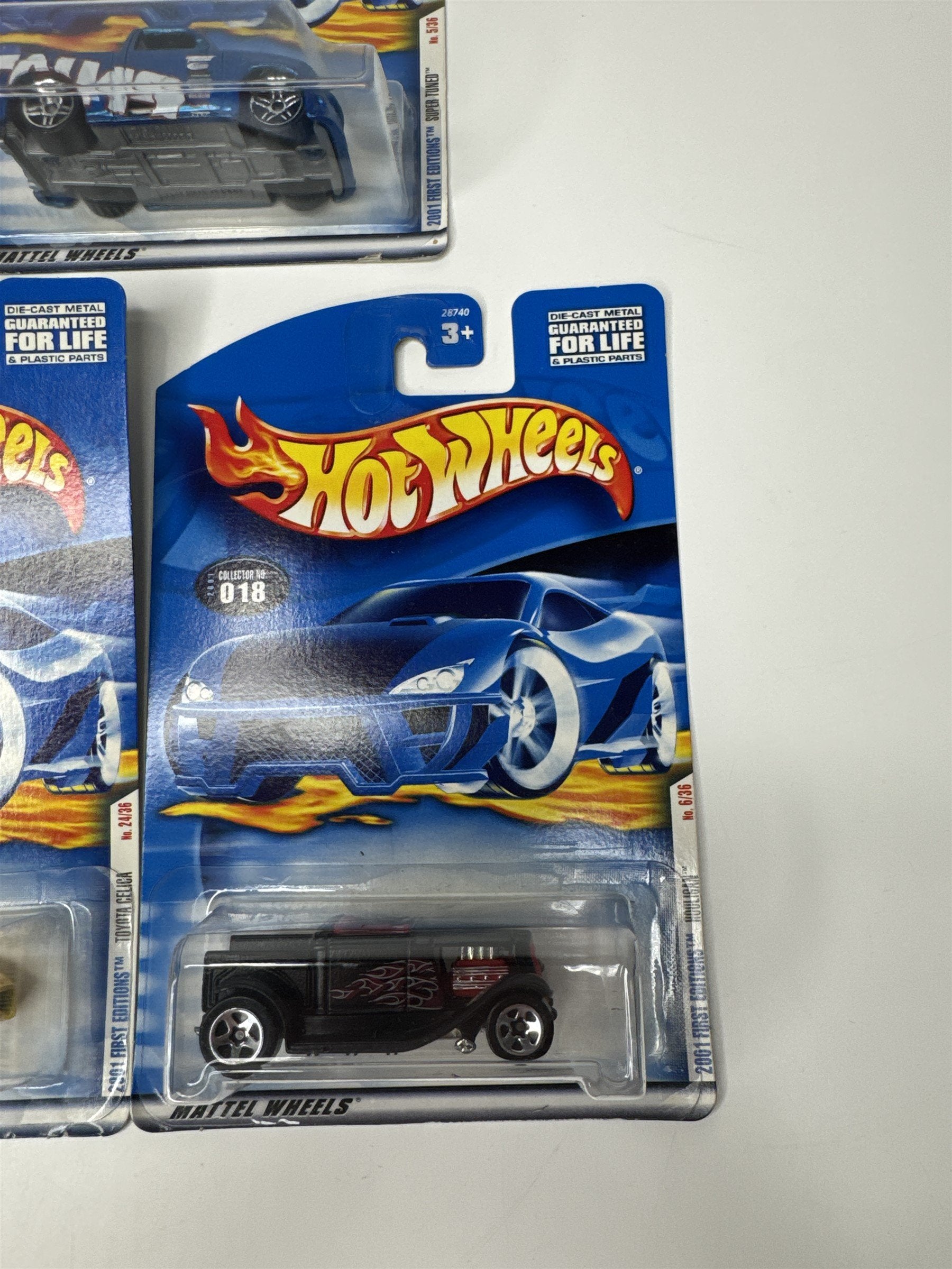 Lot of 5 Hot Wheels Mattel Wheels 1998-2000 Die Cast Metal Collectible Race Cars