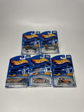 Lot of 5 Hot Wheels Mattel Wheels 2000-2001 Die Cast Metal Collectible Race Cars