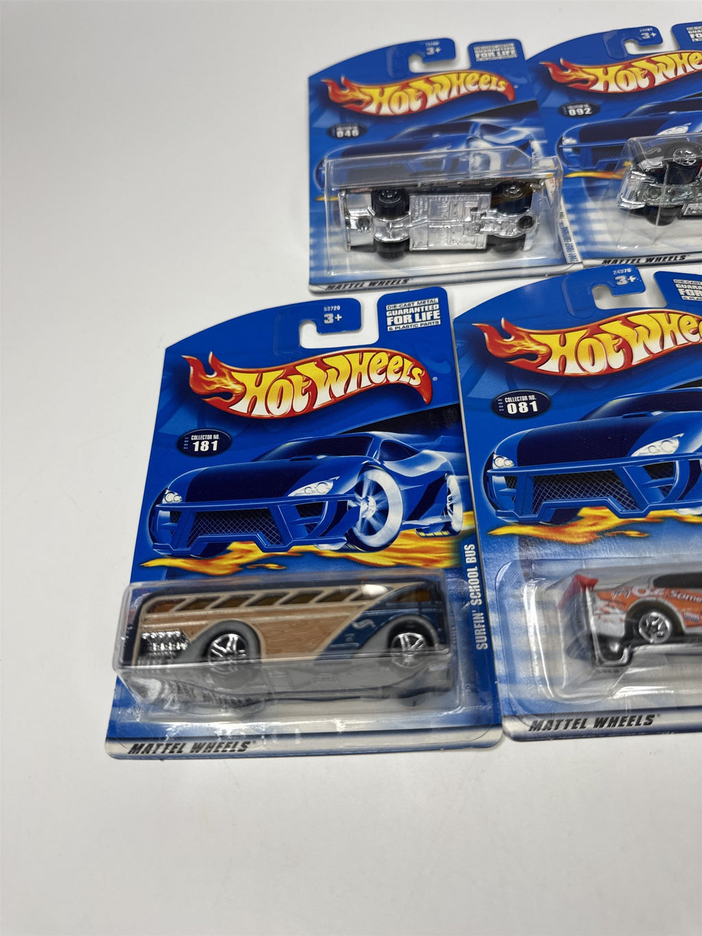 Lot of 5 Hot Wheels Mattel Wheels 2000-2001 Die Cast Metal Collectible Race Cars