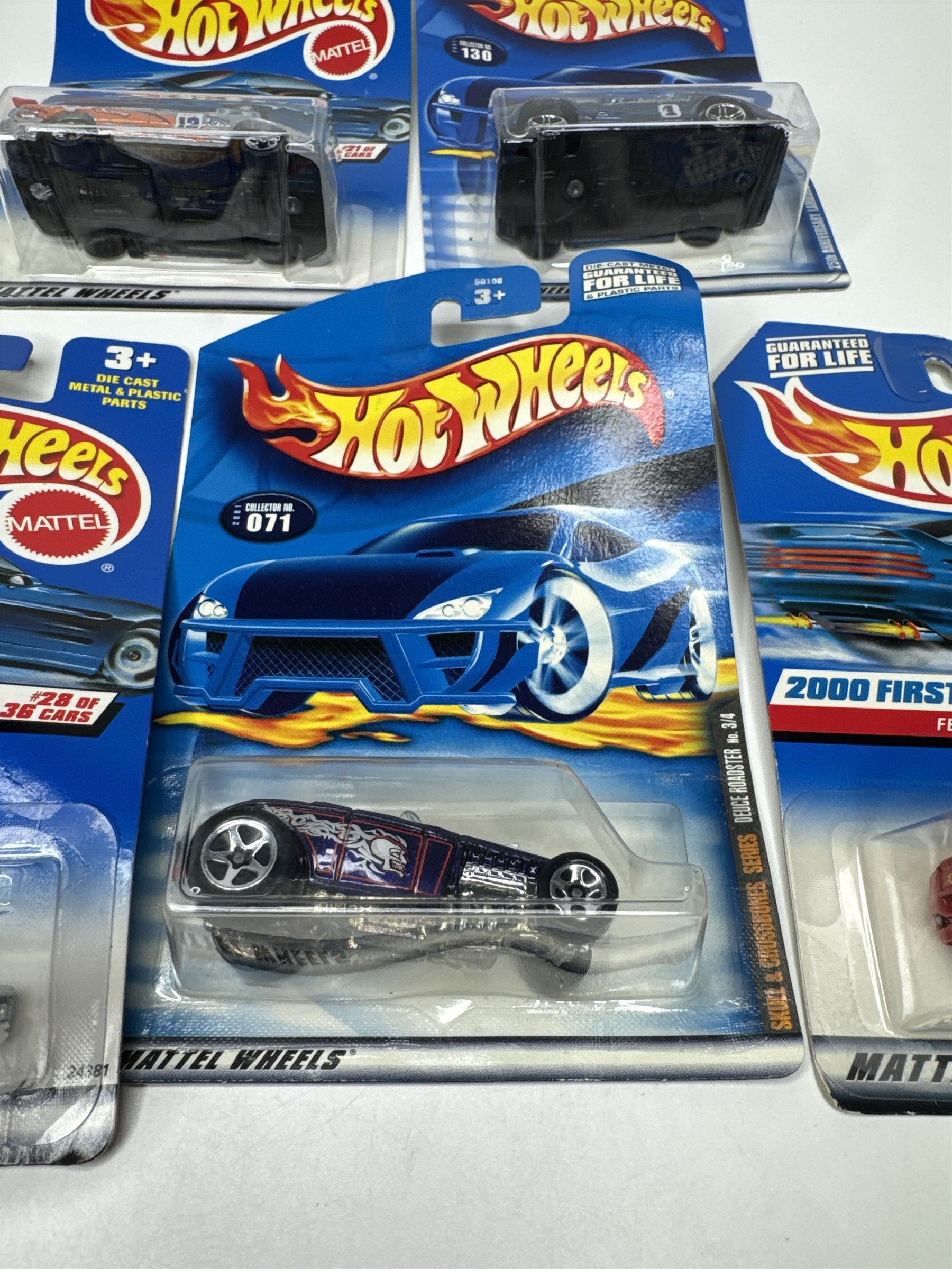 Lot of 5 Hot Wheels Mattel Wheels 1999-2000 Die Cast Metal Collectible Race Cars