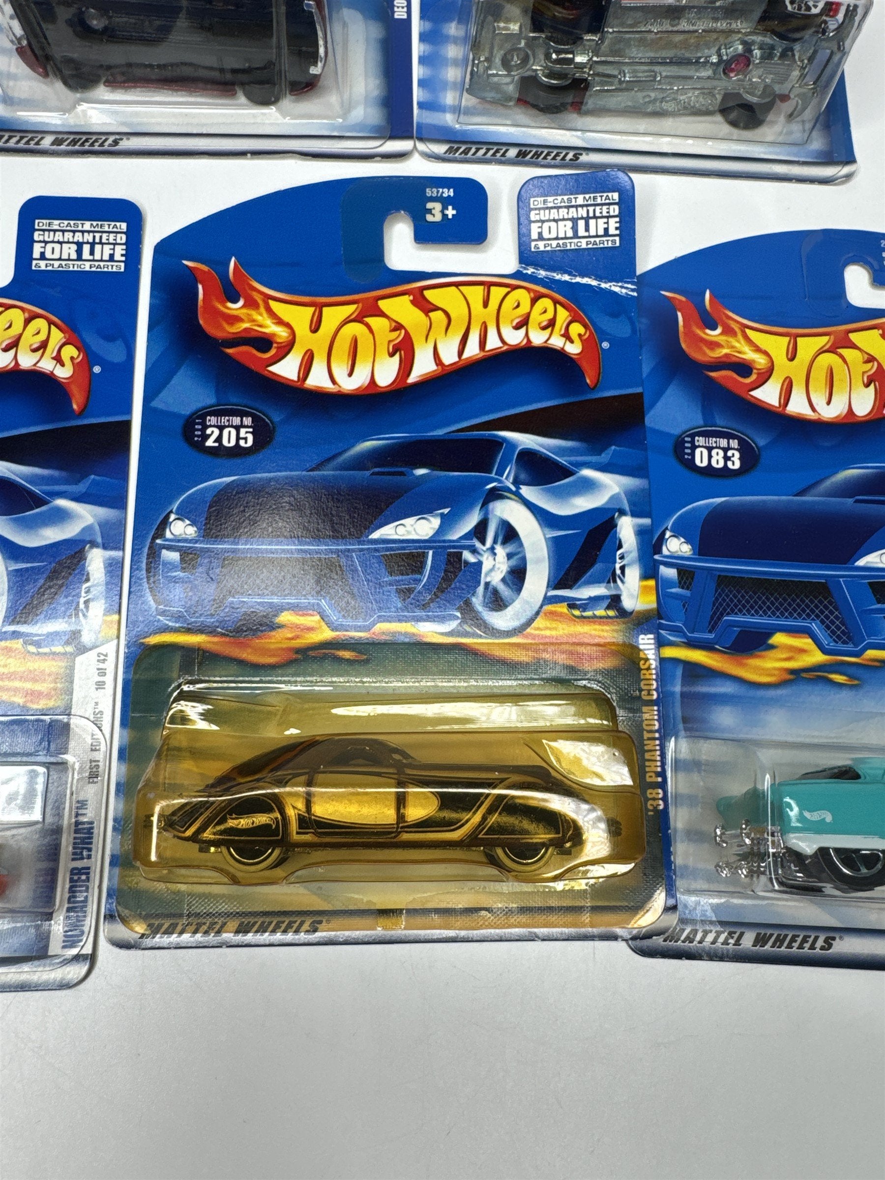 Lot of 5 Hot Wheels Mattel Wheels 2000-2001 Die Cast Metal Collectible Race Cars