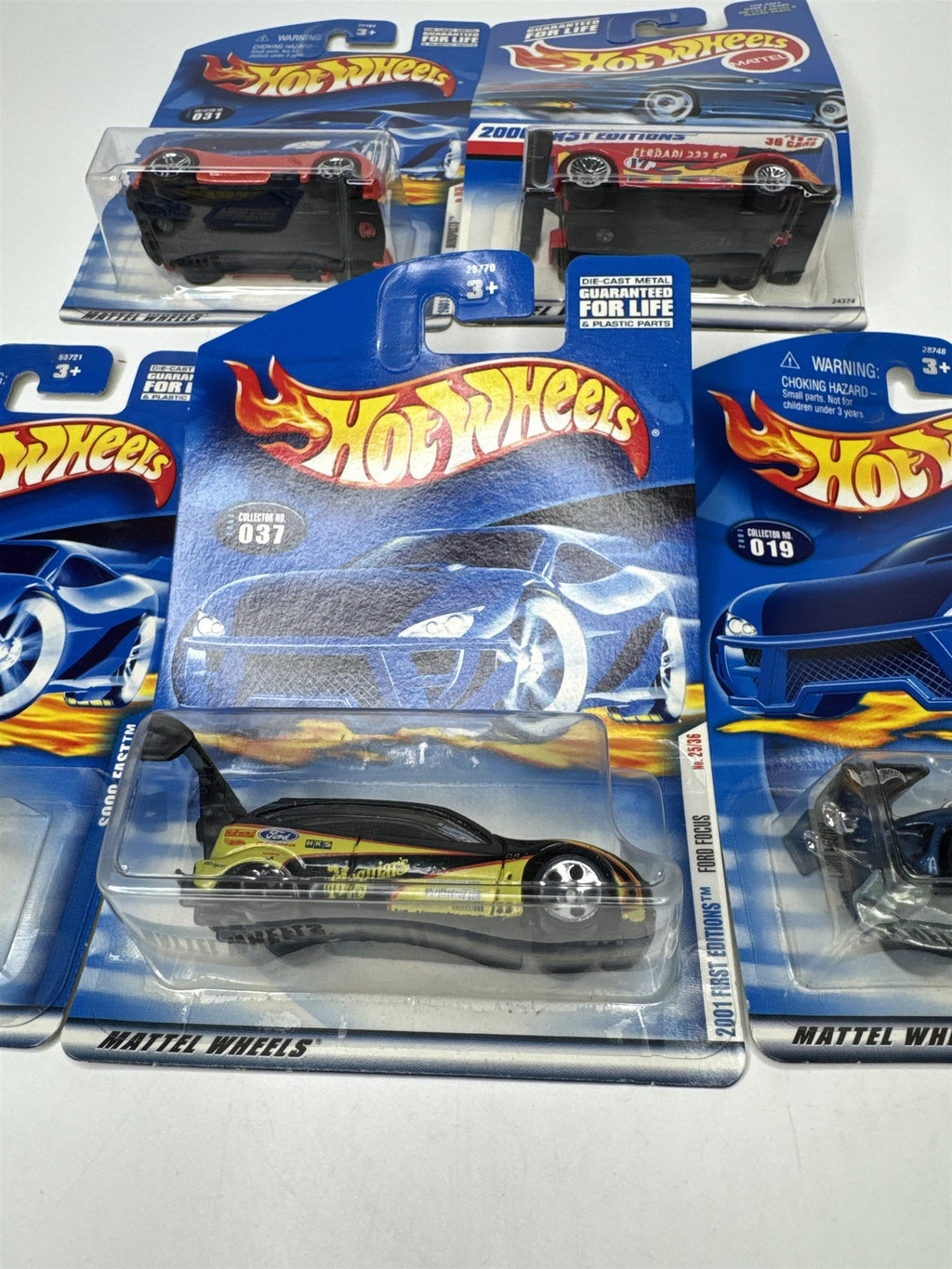 Lot of 5 Hot Wheels Mattel Wheels 1999-2000 Die Cast Metal Collectible Race Cars