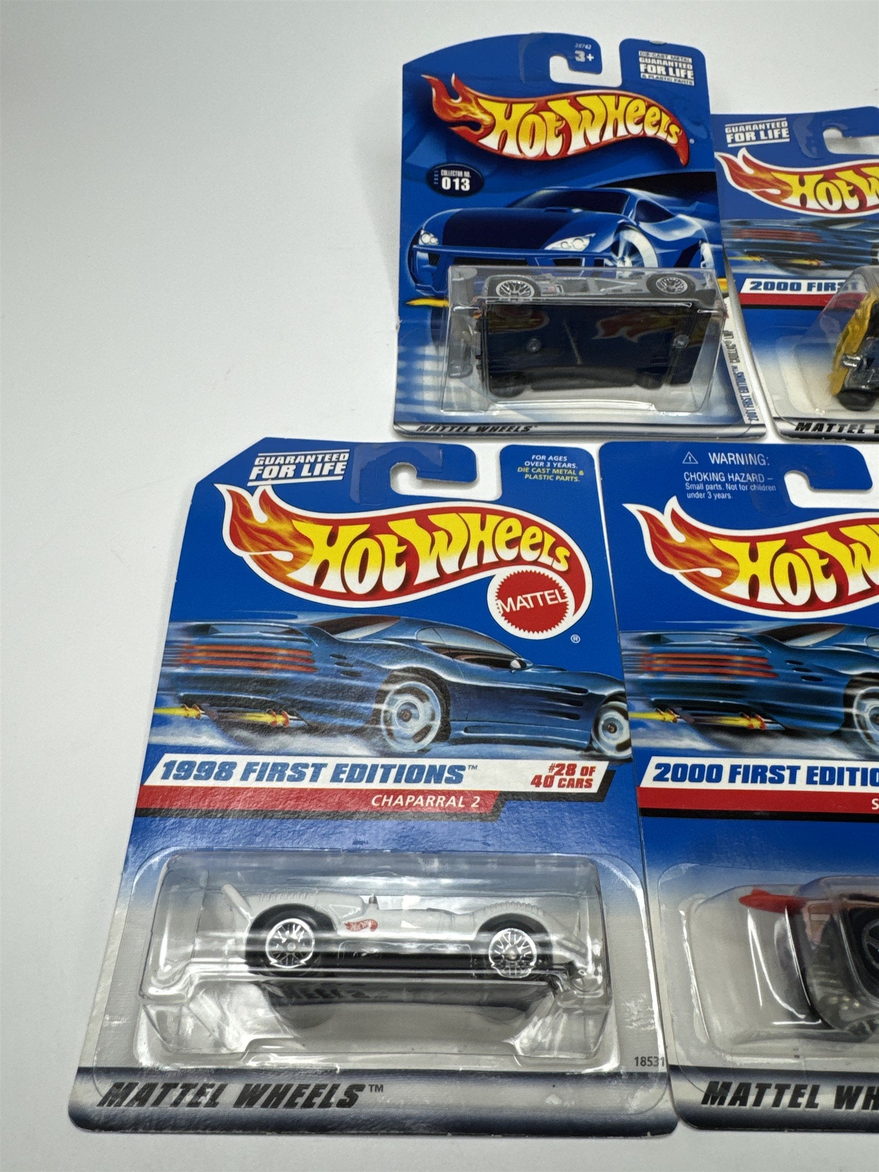 Lot of 5 Hot Wheels Mattel Wheels 1997-2000 Die Cast Metal Collectible Race Cars